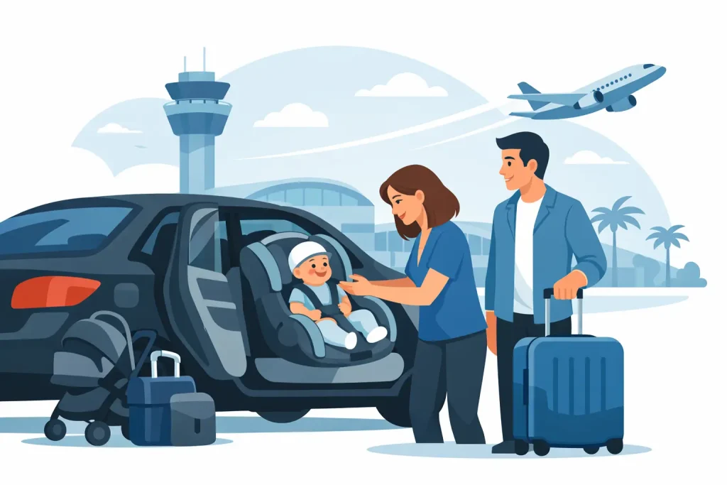 Melbourne Airport Transfers With Baby Seat